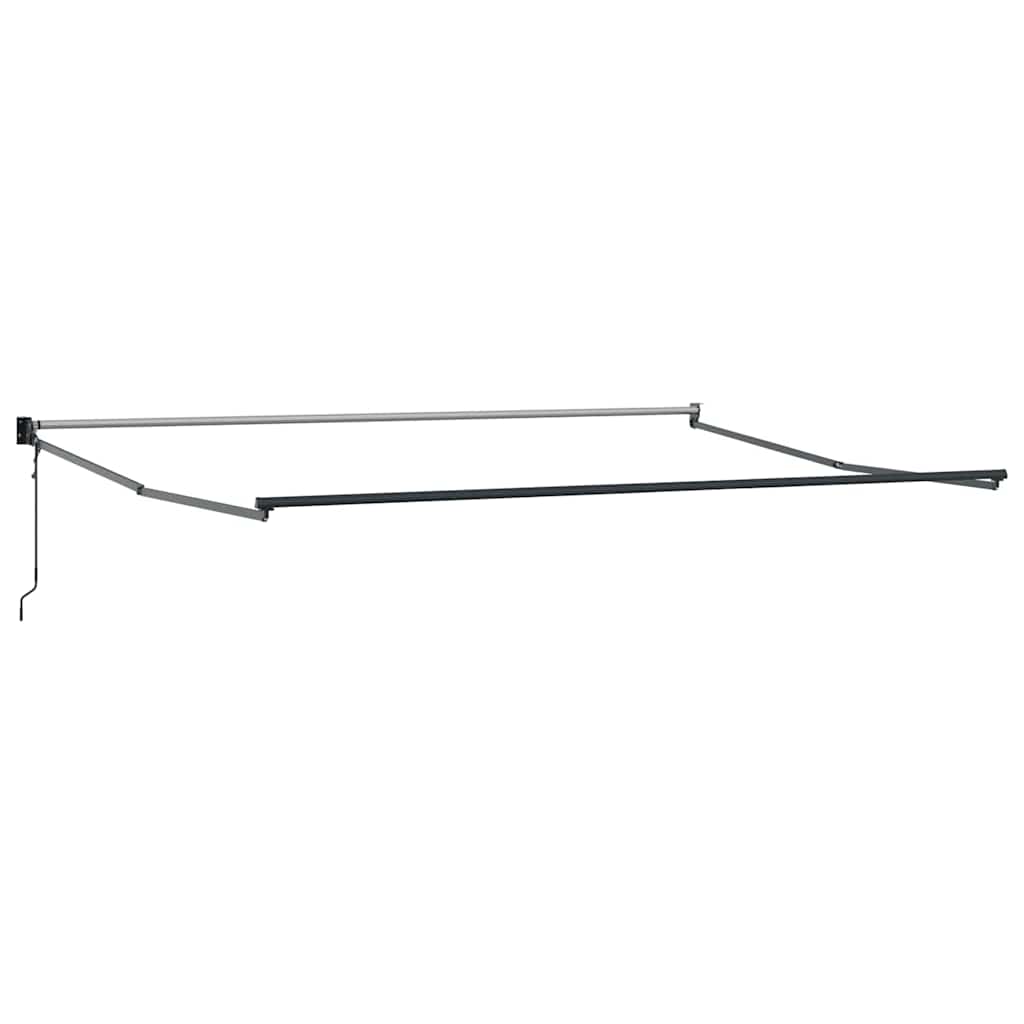 Markise Anthrazit 5 x 3 m Metall