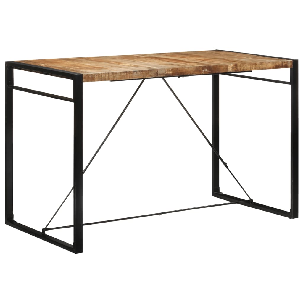 Bartisch 175x90x110 cm Massives Raues Mangoholz