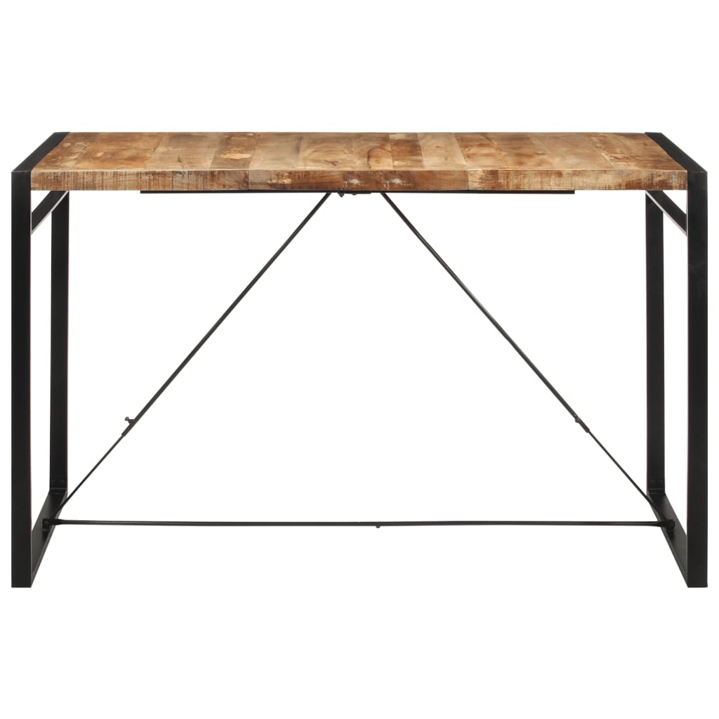 Bartisch 175x90x110 cm Massives Raues Mangoholz