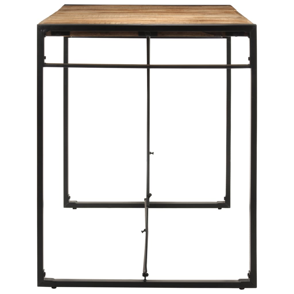 Bartisch 175x90x110 cm Massives Raues Mangoholz