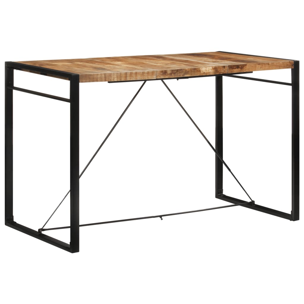 Bartisch 175x90x110 cm Massives Raues Mangoholz