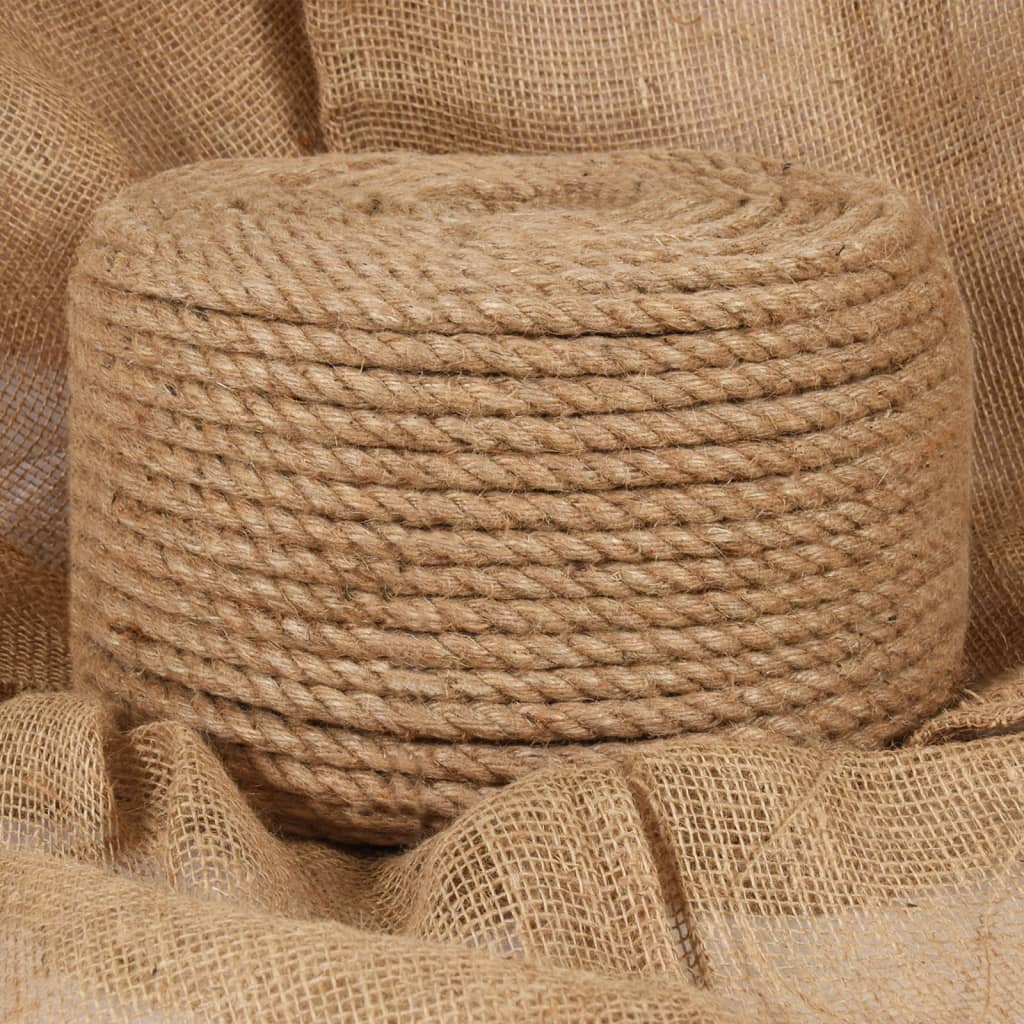 Jute rope 25 m length 10 mm thickness