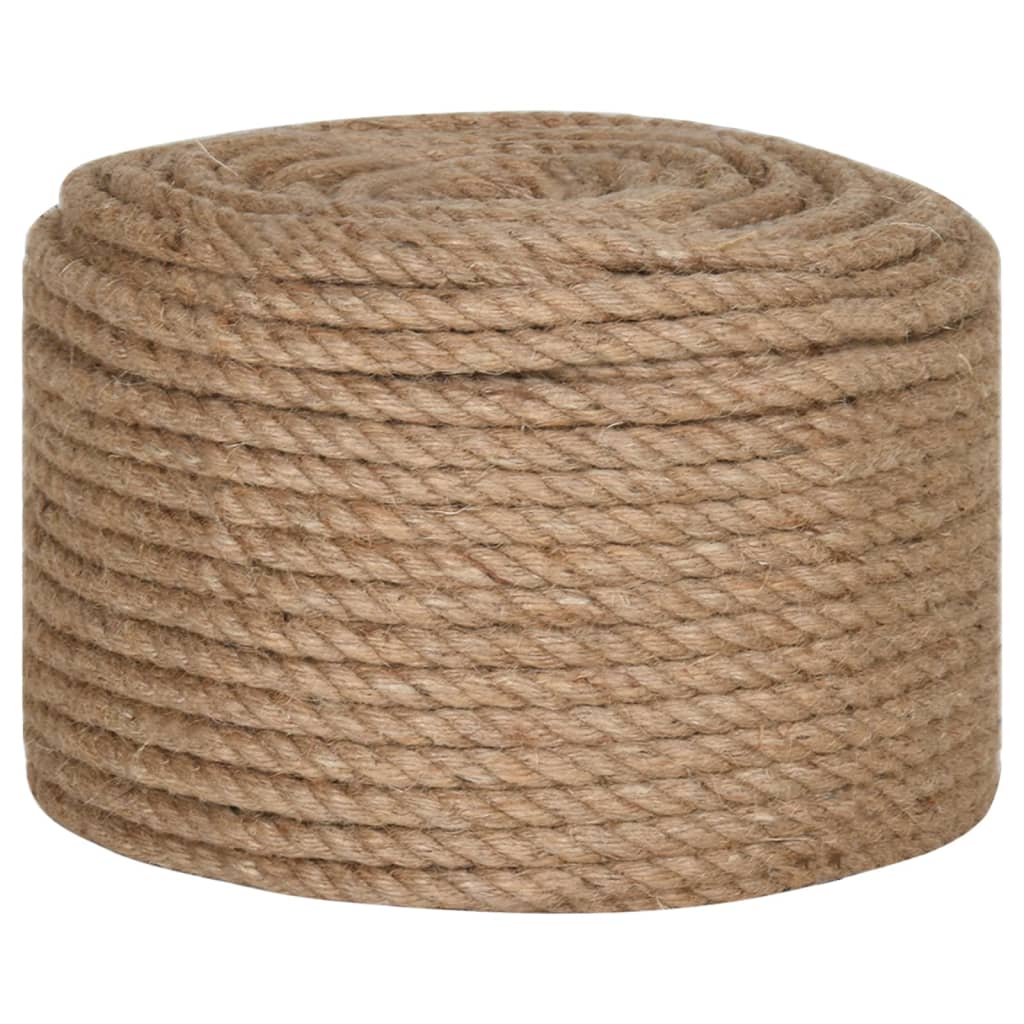 Jute rope 50 m length 12 mm thickness