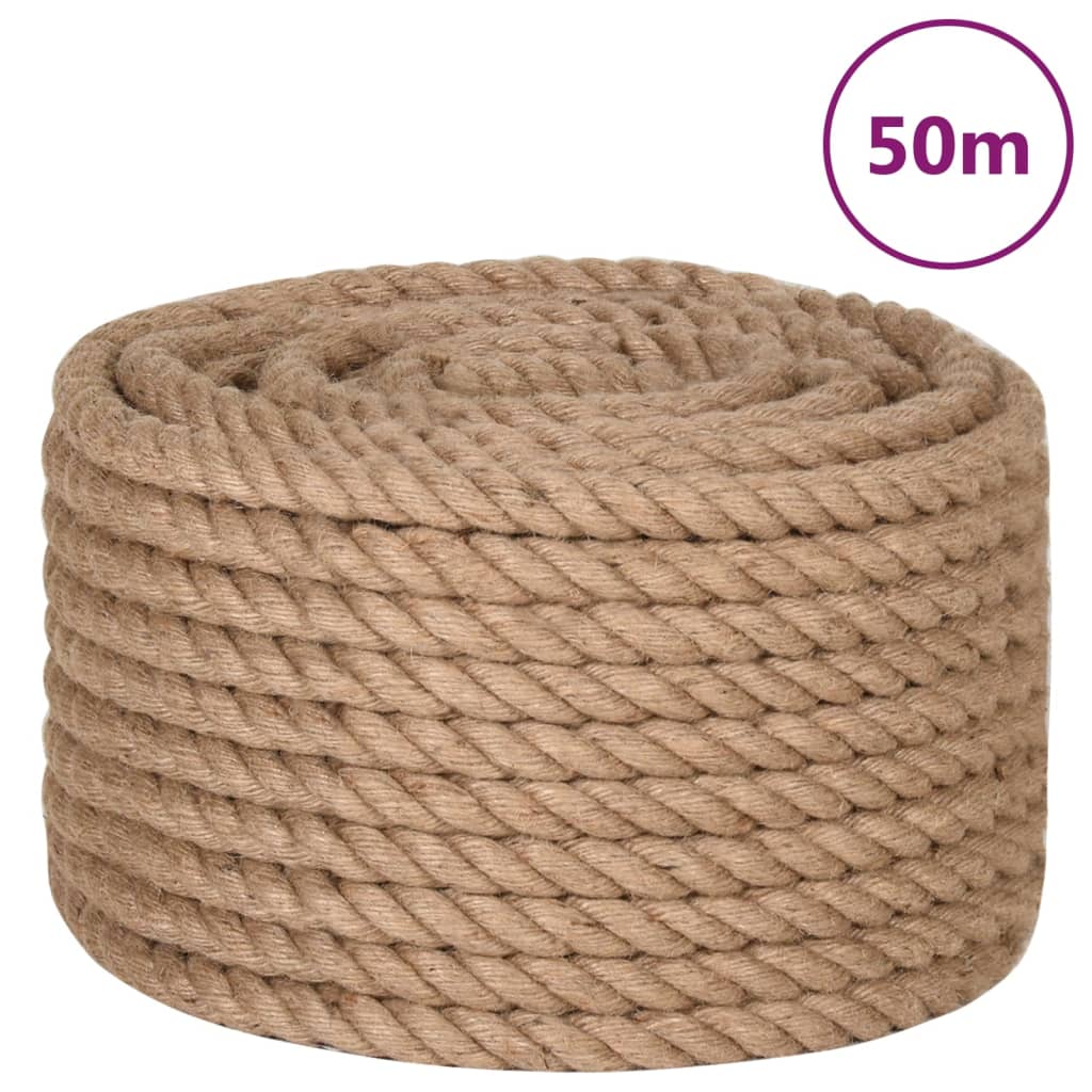Jute rope 50 m length 24 mm thickness