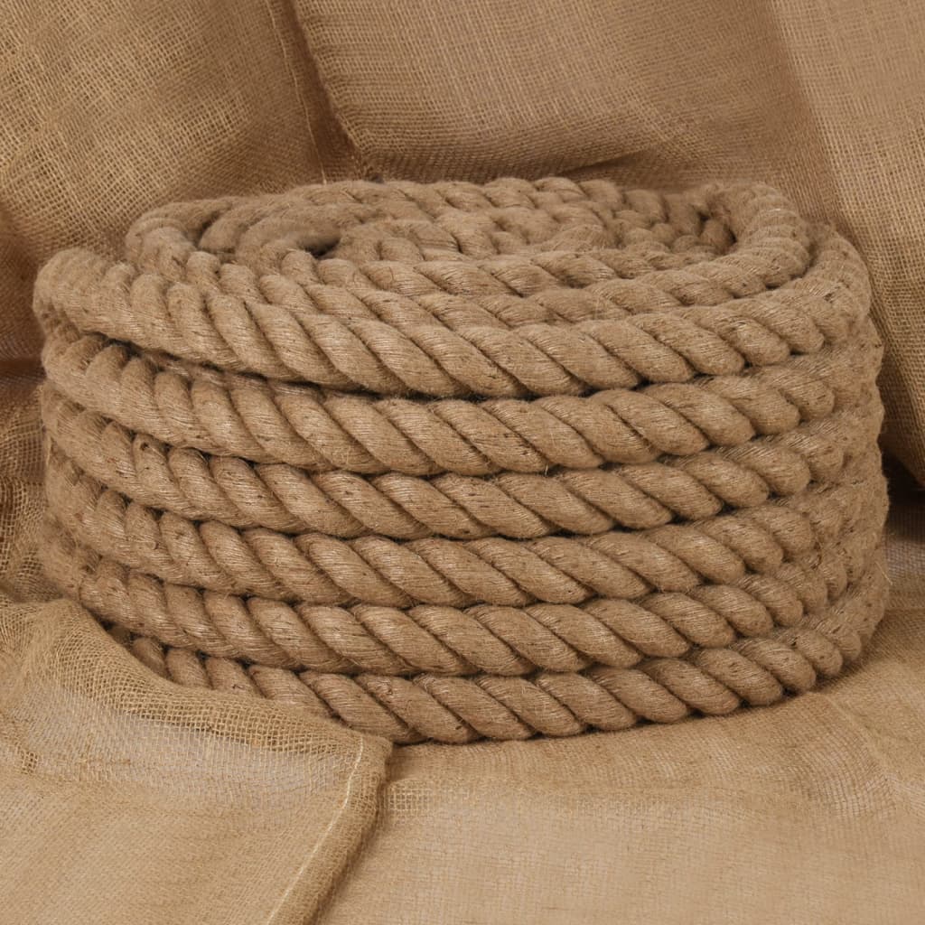 Jute rope 10 m length 30 mm thickness