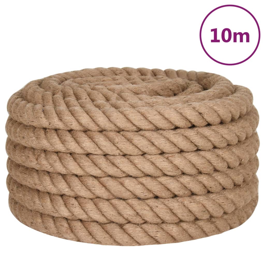 Jute rope 10 m length 60 mm thickness