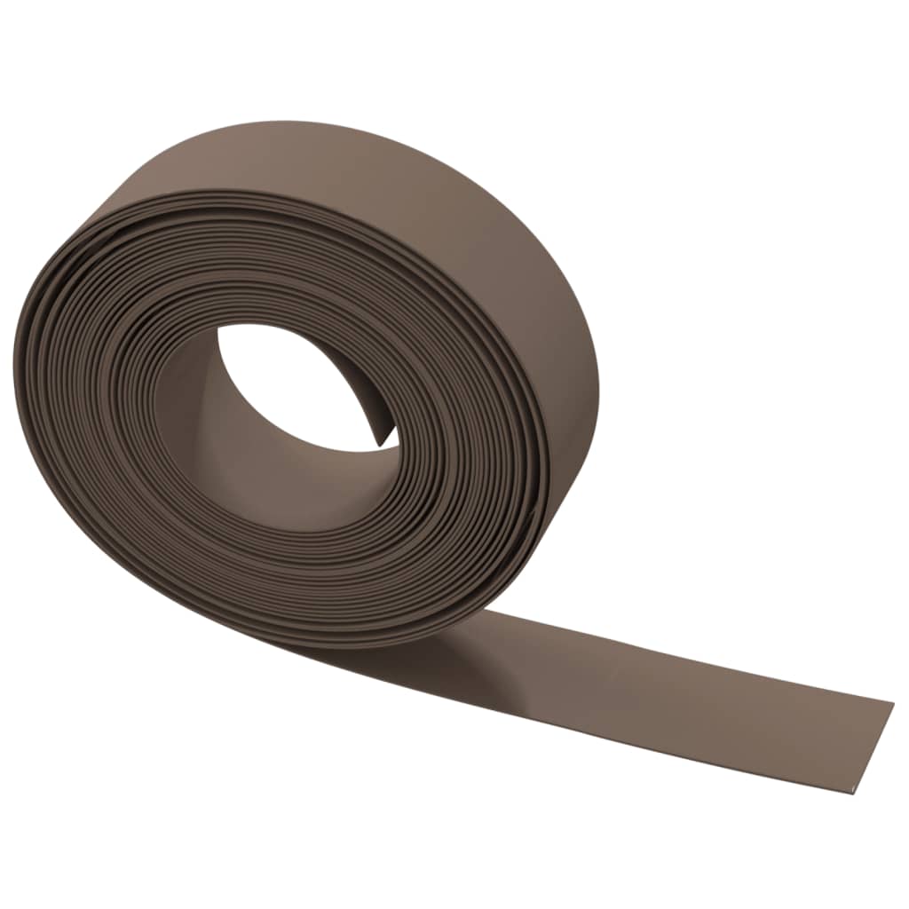 Lawn edging brown 10 m 15 cm polyethylene