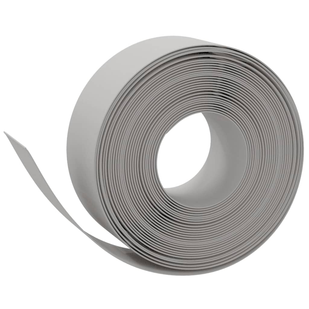Lawn edging grey 10 m 20 cm polyethylene