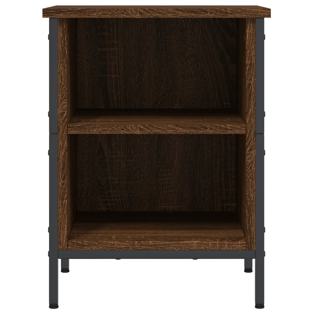 Shoe Rack Brown Oak Look 38x35x50 cm Wood Material