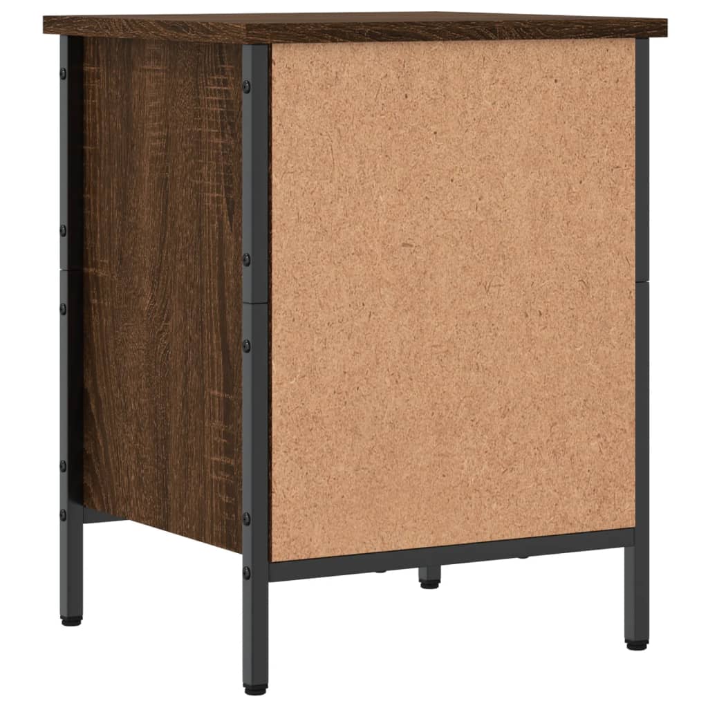 Shoe Rack Brown Oak Look 38x35x50 cm Wood Material