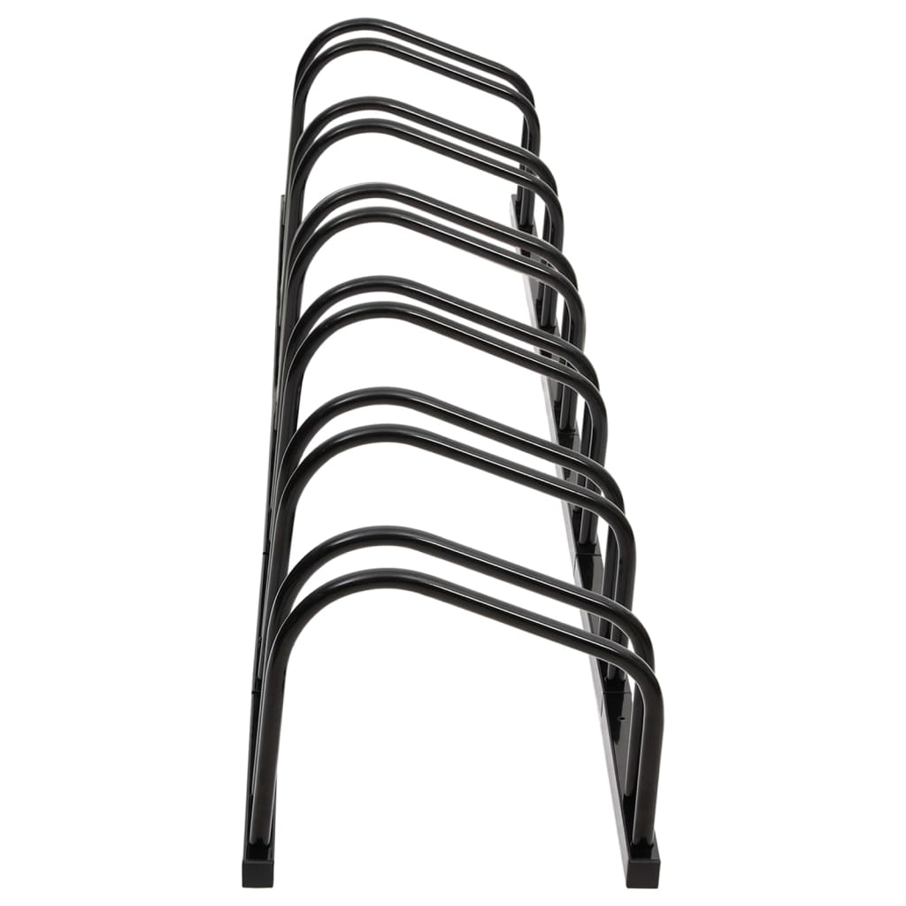 Bicycle stand for 6 bicycles, black steel