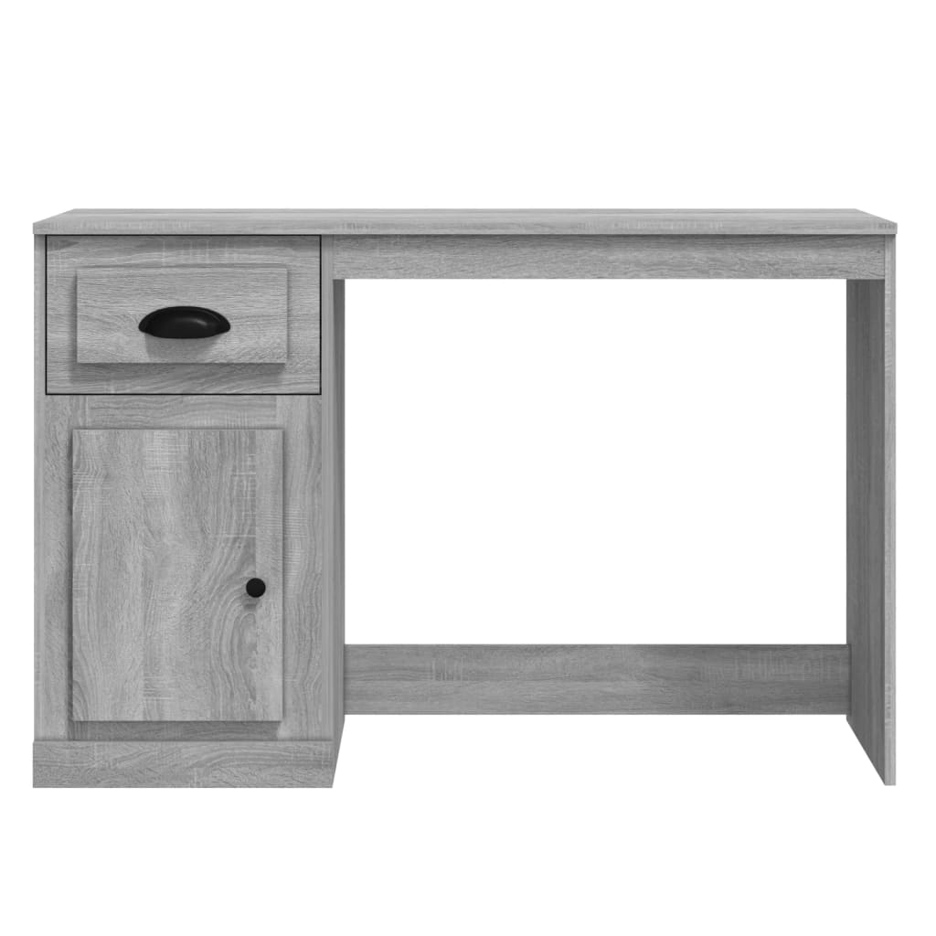 Desk with Drawer Gray Sonoma 115x50x75cm