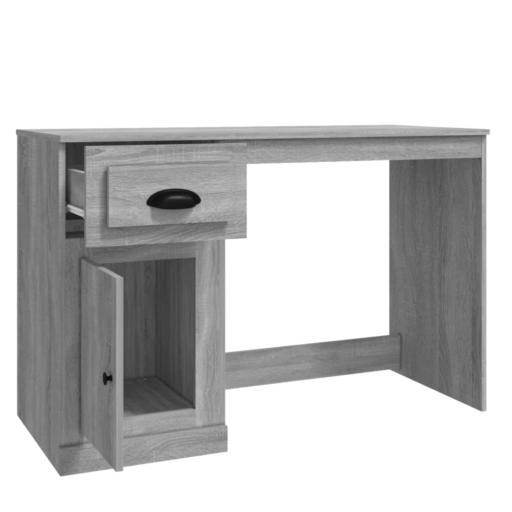 Desk with Drawer Gray Sonoma 115x50x75cm