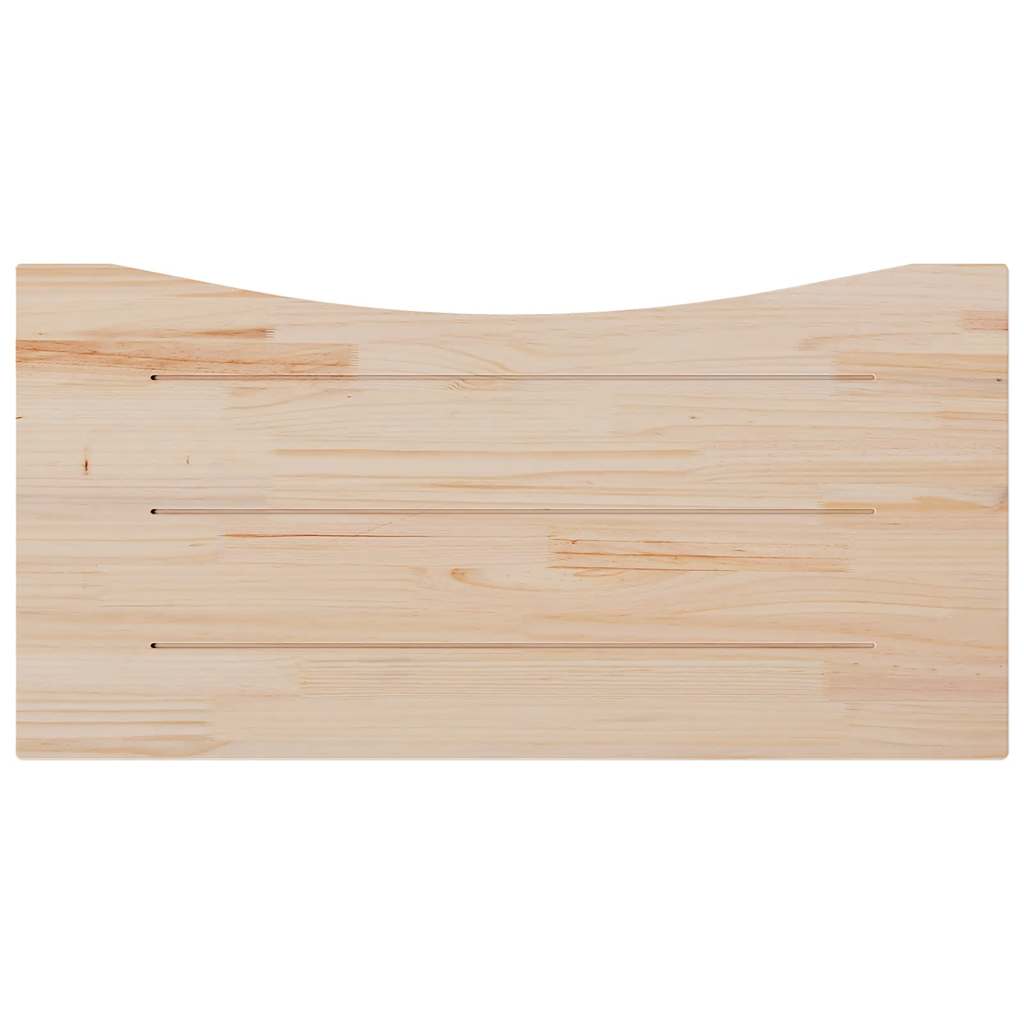 Schreibtischplatte 100x50x2,5 cm Massivholz Kiefer
