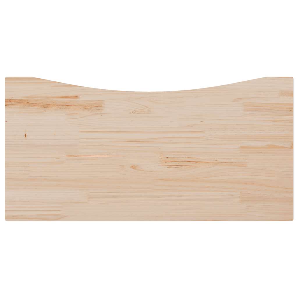 Schreibtischplatte 100x50x2,5 cm Massivholz Kiefer