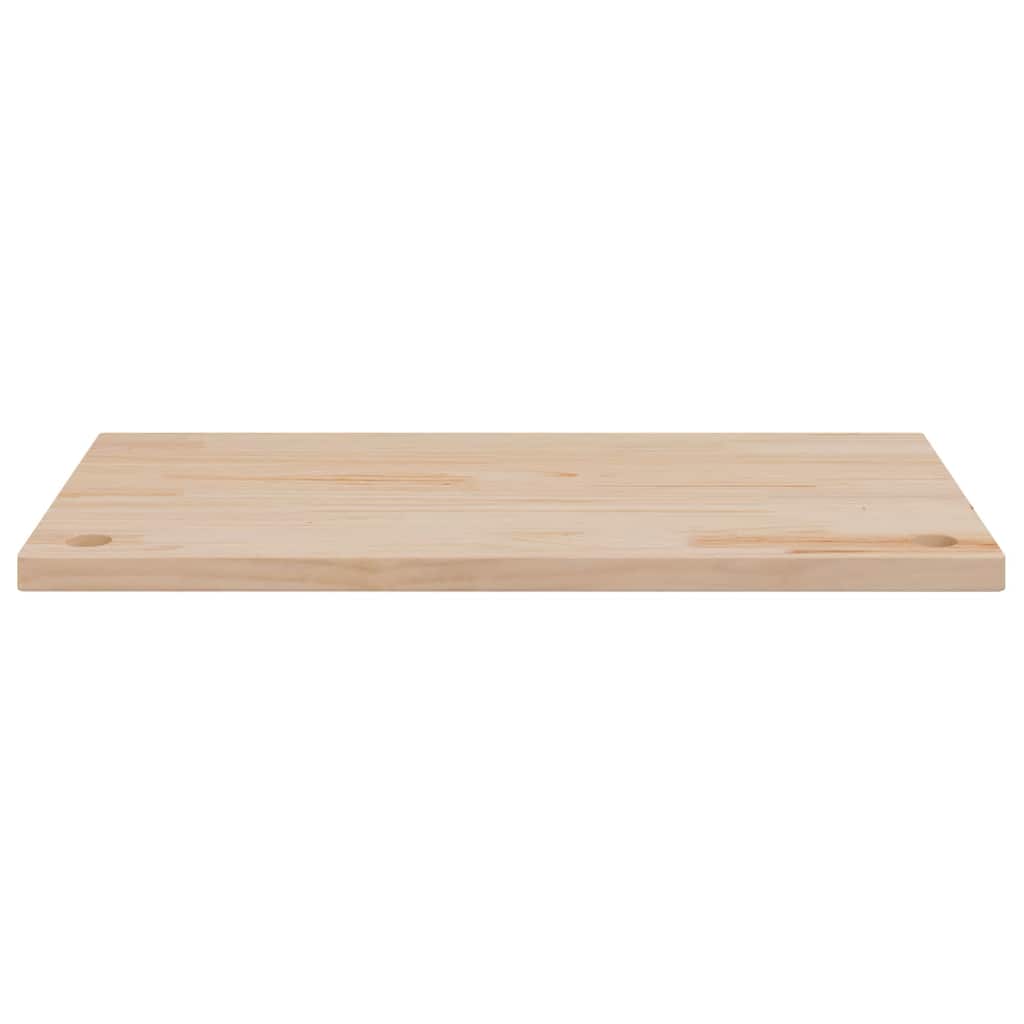 Schreibtischplatte 80x40x2,5 cm Massivholz Kiefer
