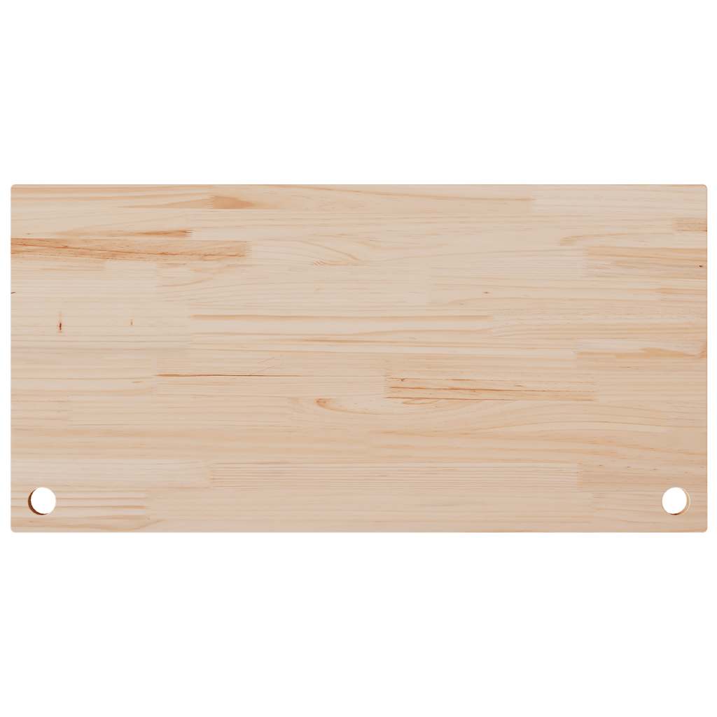 Schreibtischplatte 100x60x2,5 cm Massivholz Kiefer