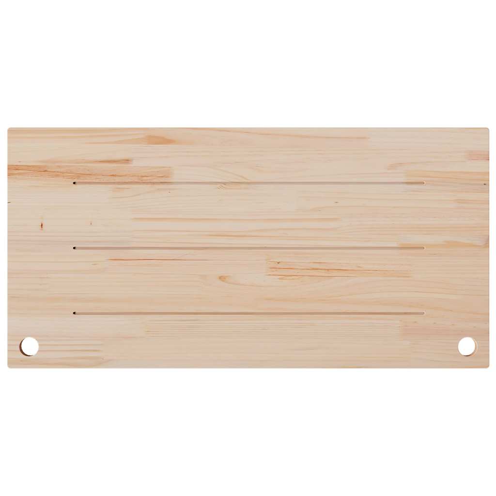 Schreibtischplatte 110x60x2,5 cm Massivholz Kiefer