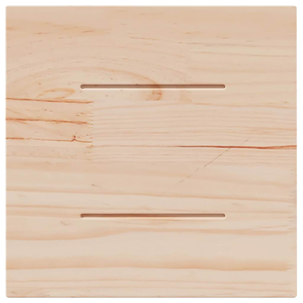 Table top 40x40x2.5 cm solid pine wood square