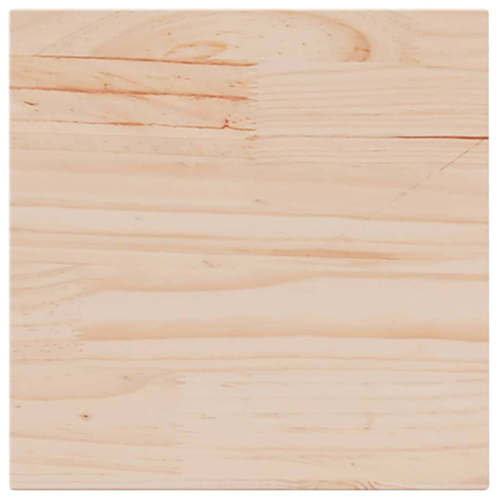 Table top 40x40x2.5 cm solid pine wood square