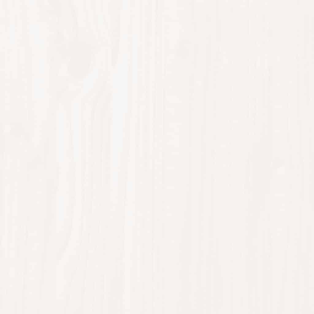 Table top white 60x60x2.5 cm solid pine square