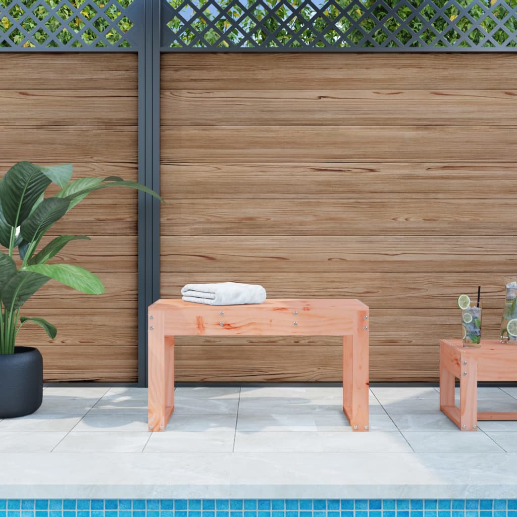 Garden bench 80x38x45 cm solid Douglas fir wood