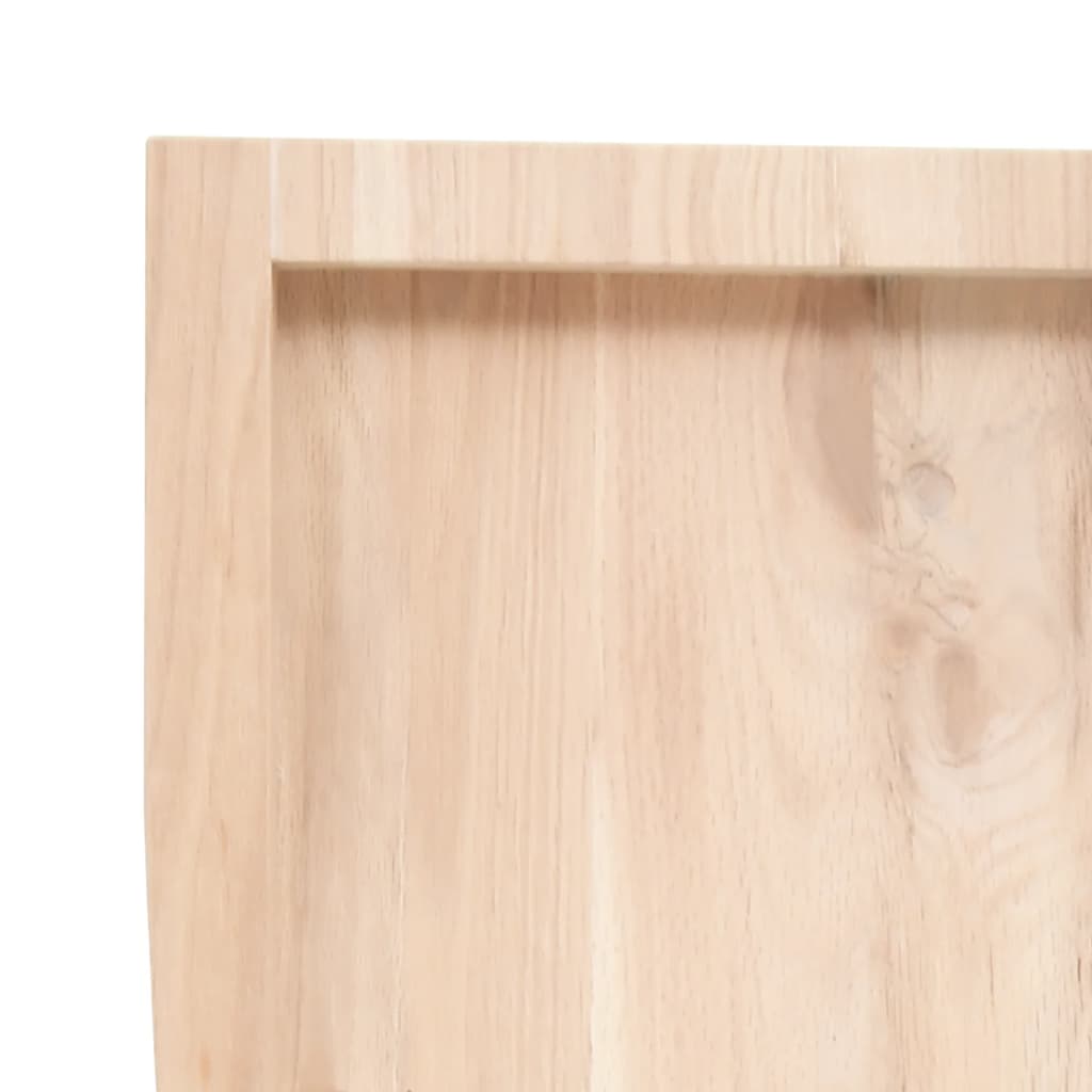 Table top 60x60x(2-6) cm solid wood untreated tree edge