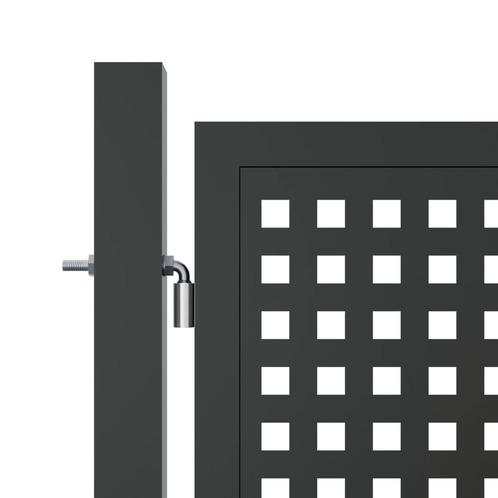 Gartentor Anthrazit 300x175 cm Stahl