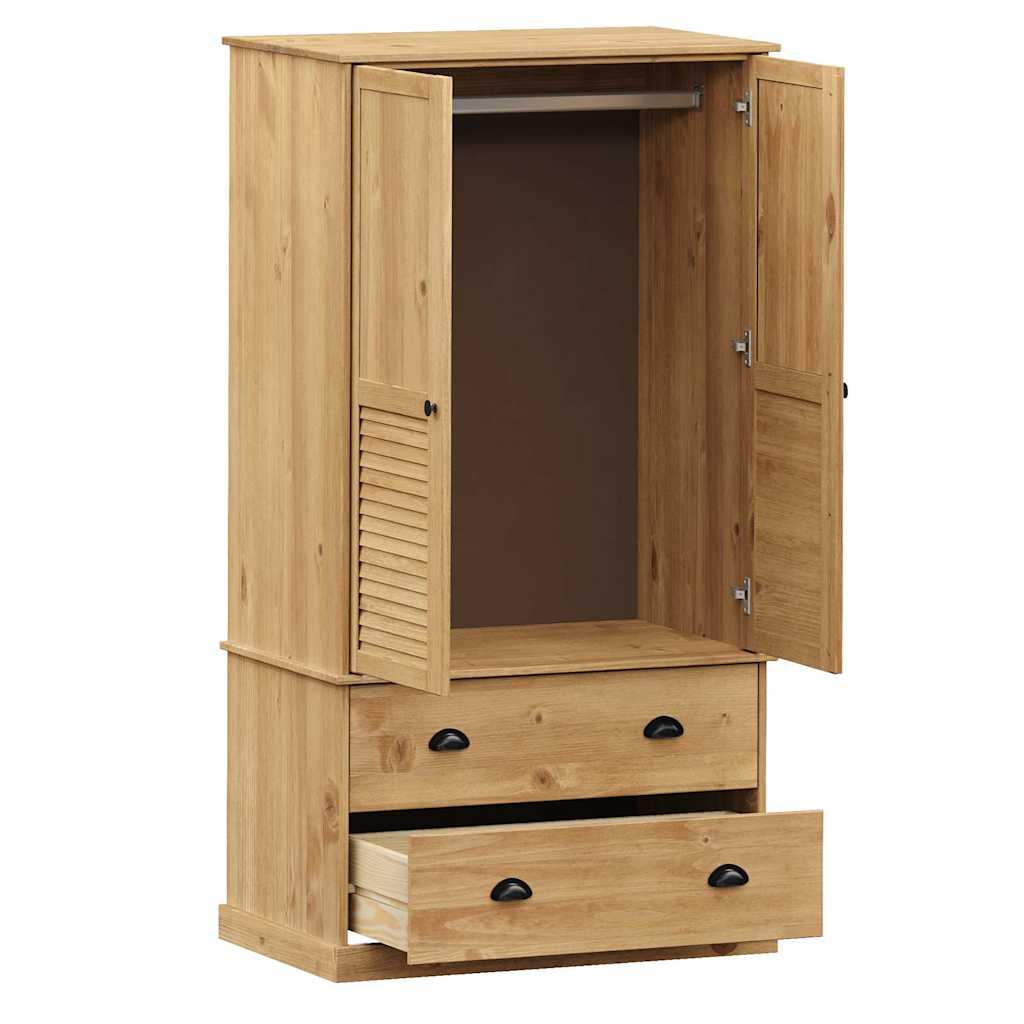 Kleiderschrank VIGO 90x55x170 cm Massivholz Kiefer