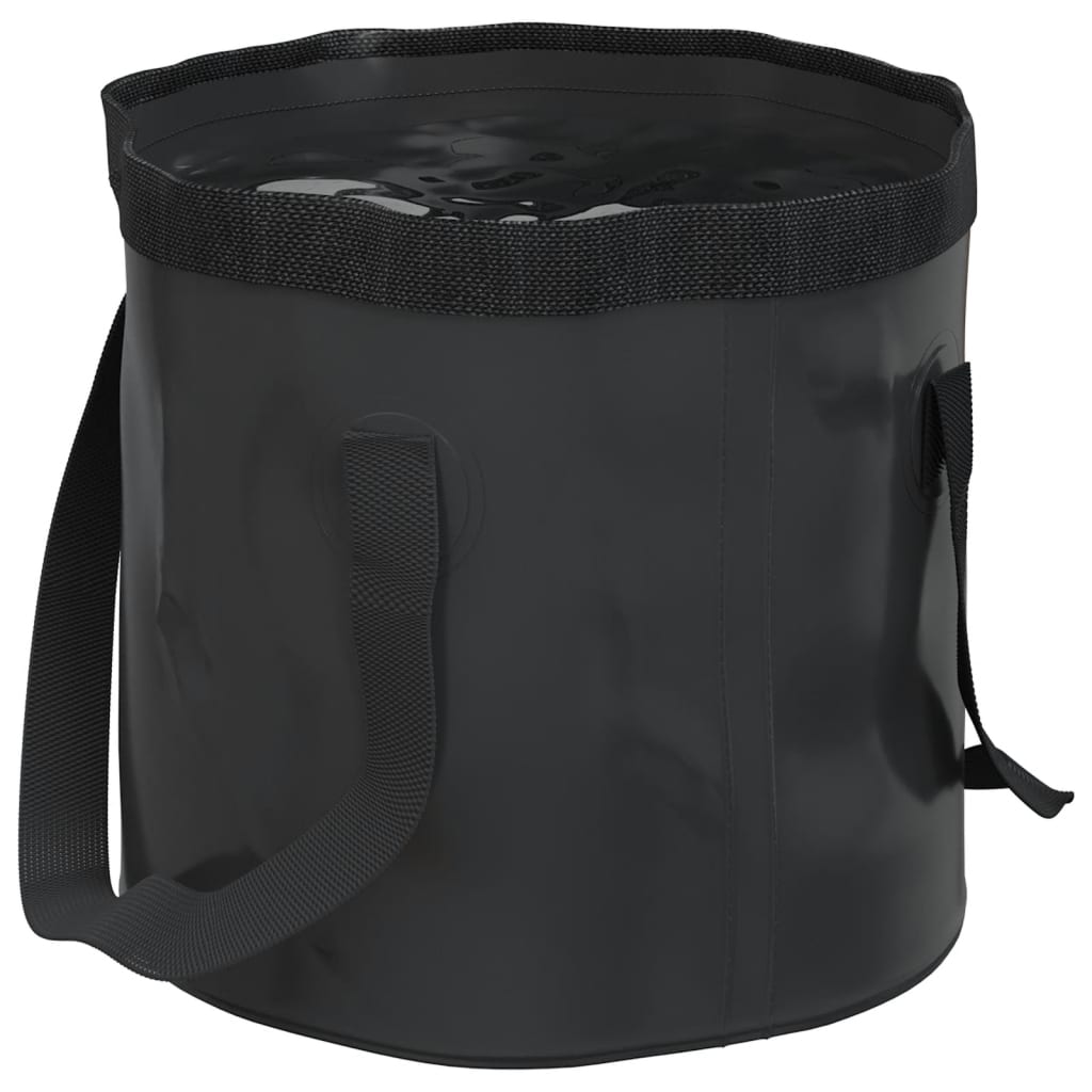 Falteimer 2 Stk. Schwarz 20 L PVC