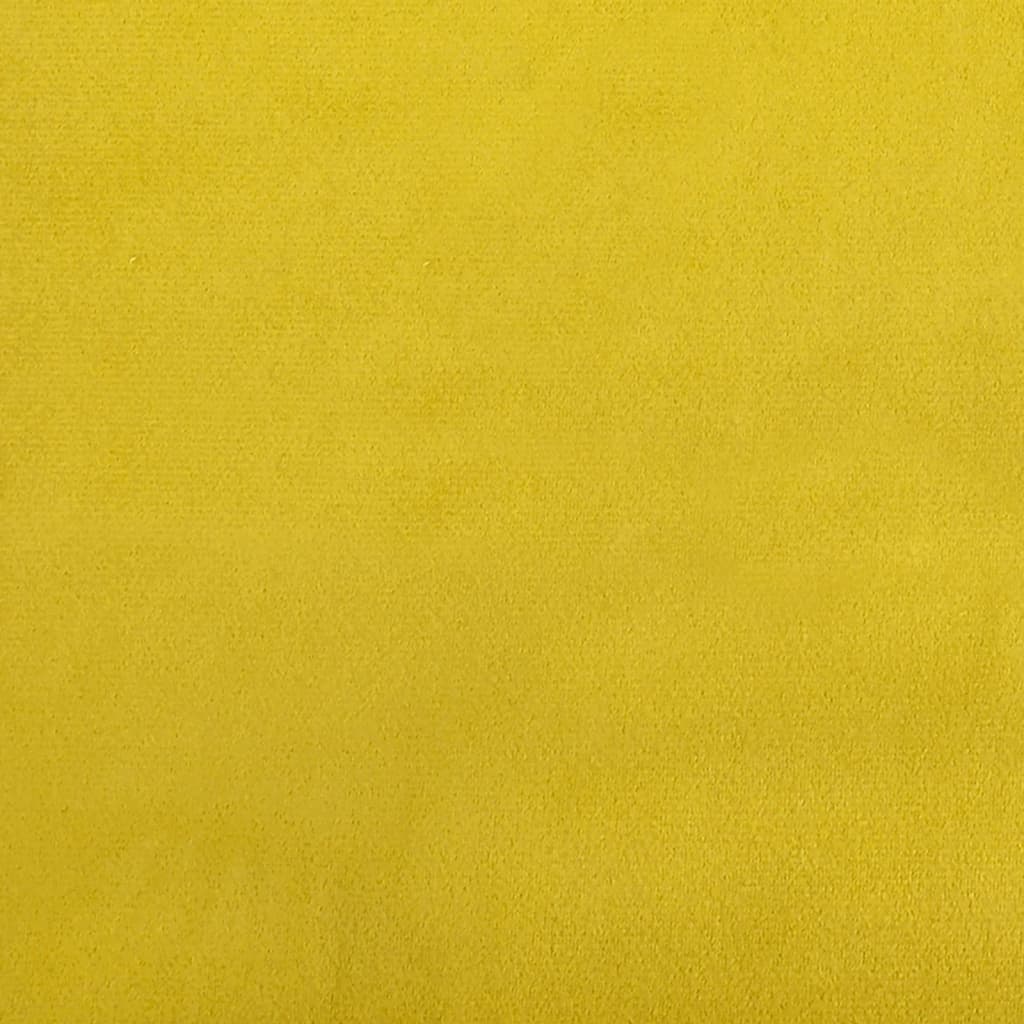 Chaiselongue Gelb Samt