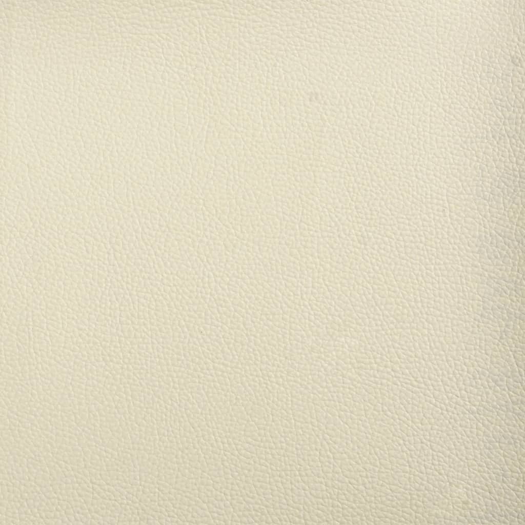 Chaiselongue Creme Kunstleder