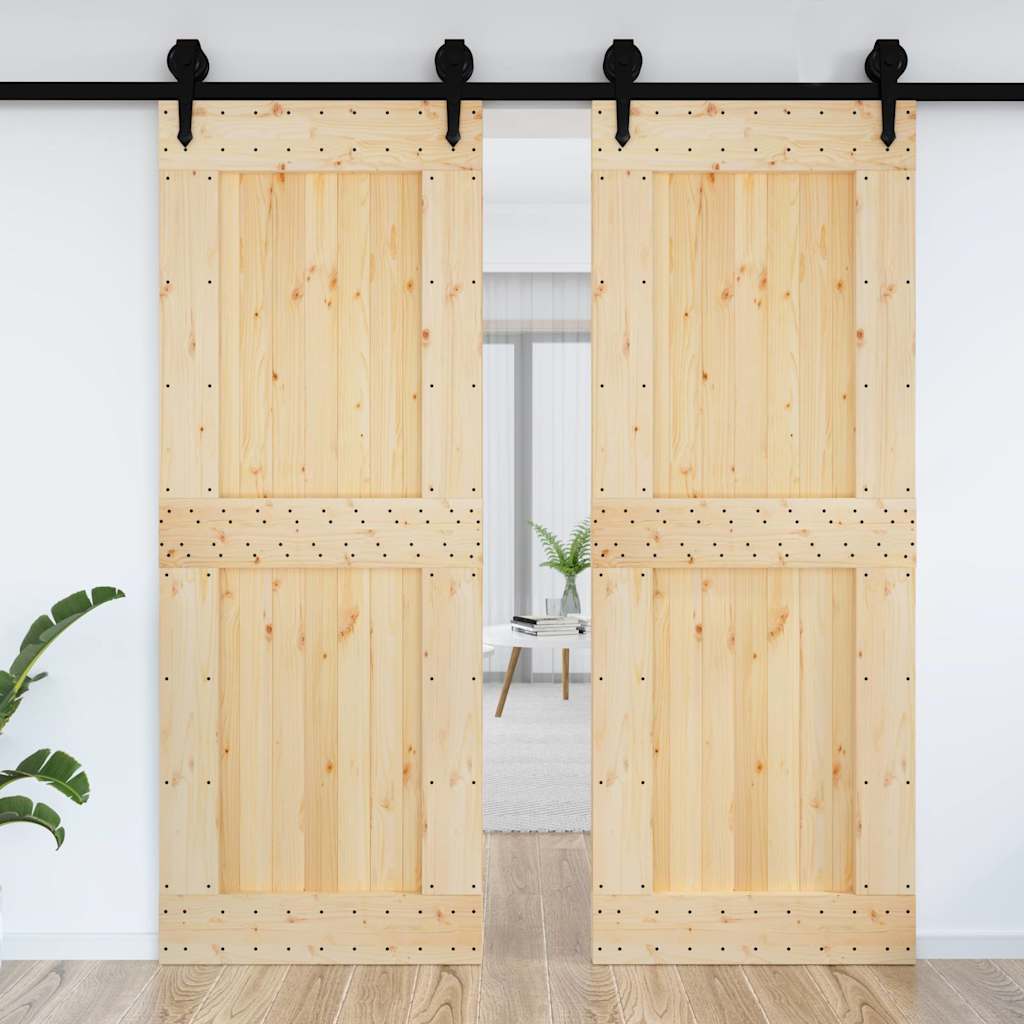 Door NARVIK 85x210 cm solid pine wood