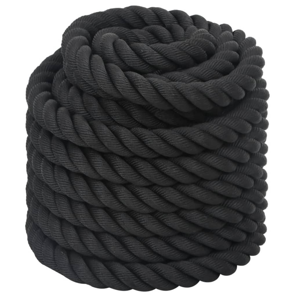 Training Rope Black 12 m 9 kg Polyester