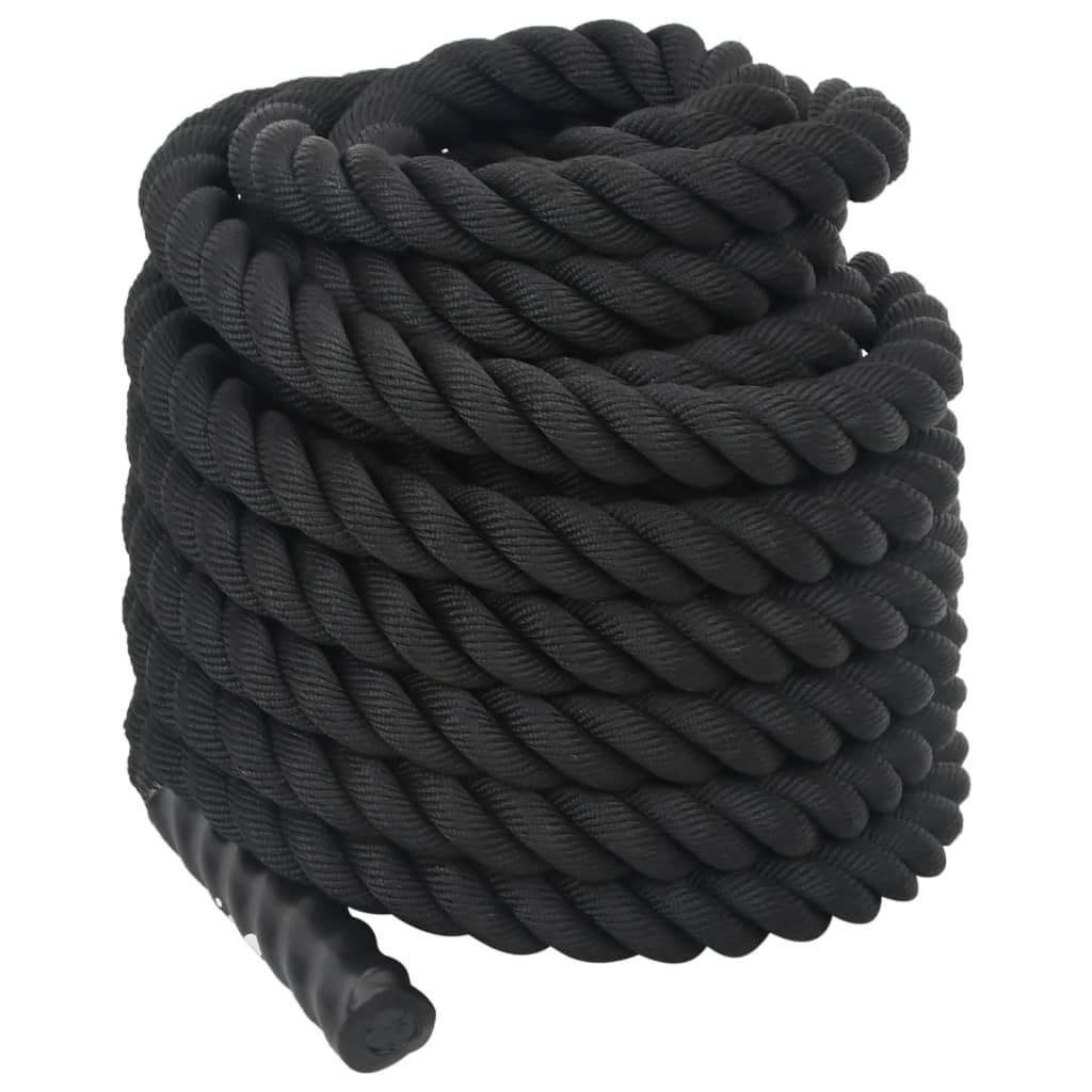 Training Rope Black 12 m 9 kg Polyester