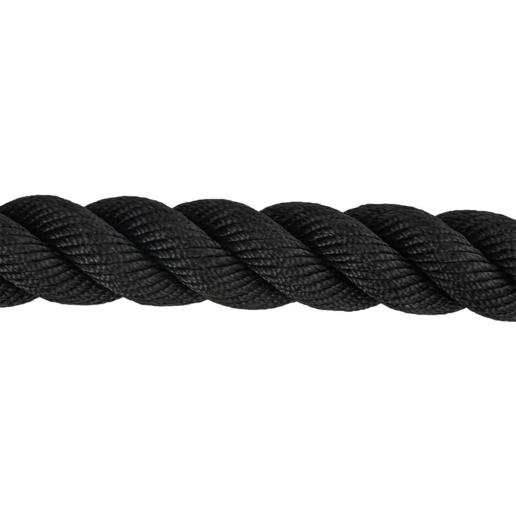 Training Rope Black 12 m 9 kg Polyester