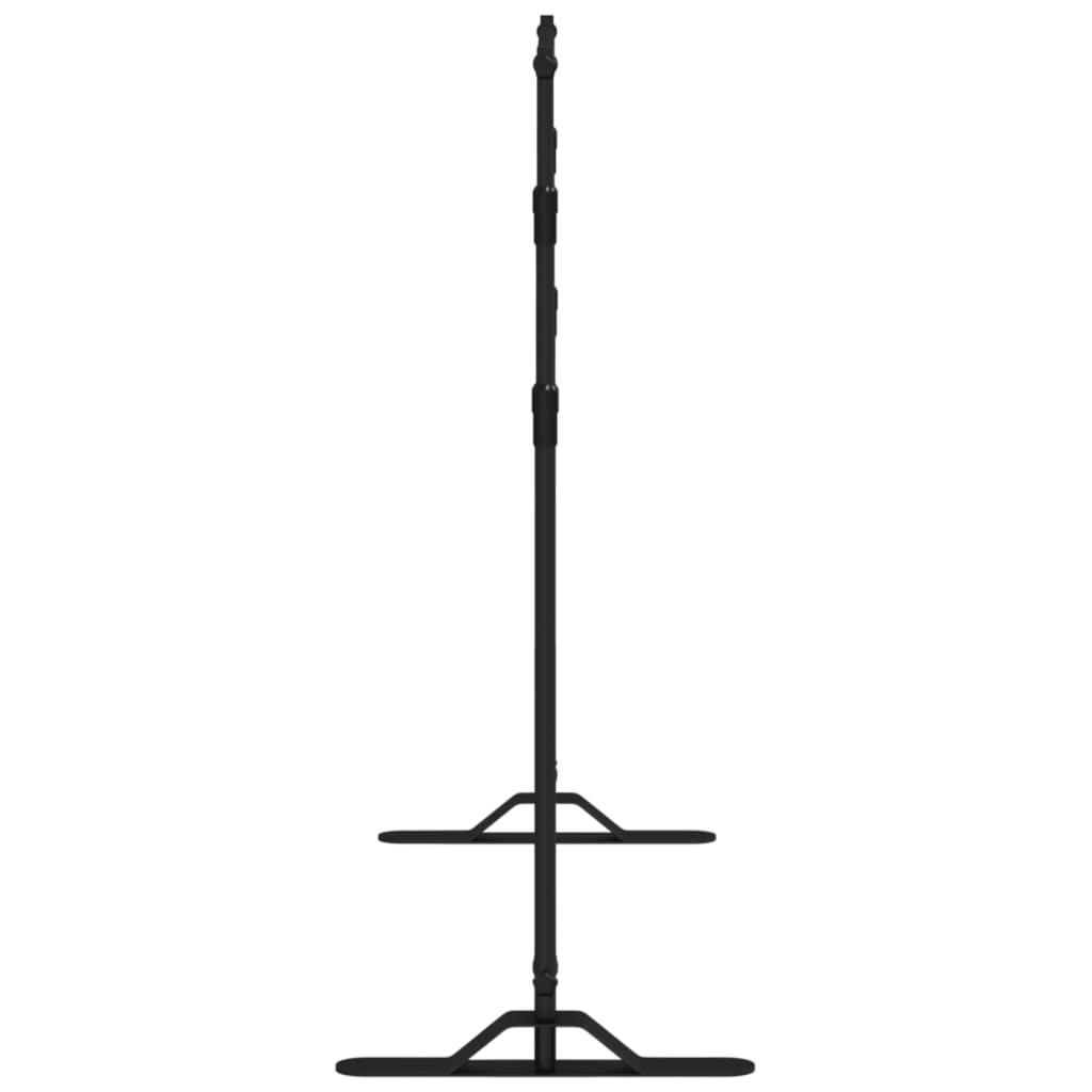 Hintergrundstative 2 Stk. Schwarz 254x243 cm Stahl