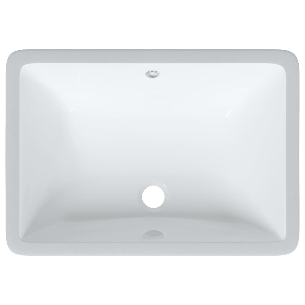 Waschbecken Weiß 52x38,5x19,5 cm Rechteckig Keramik