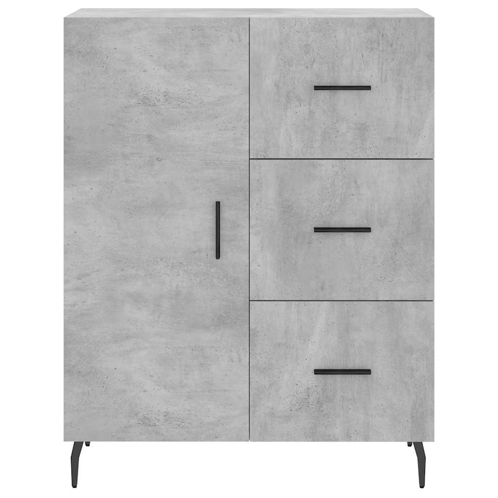Sideboard Betongrau 69,5x34x90 cm Holzwerkstoff