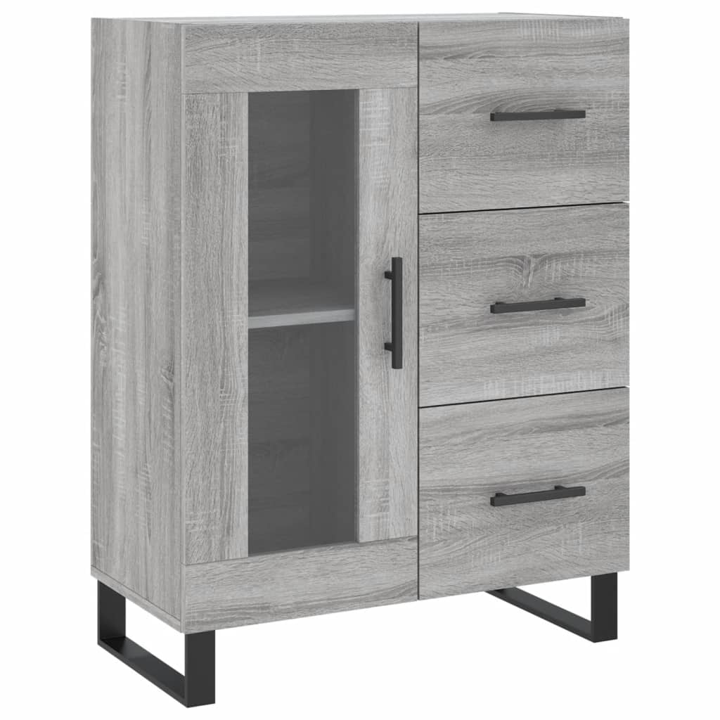 Sideboard Grau Sonoma 69,5x34x90 cm Holzwerkstoff