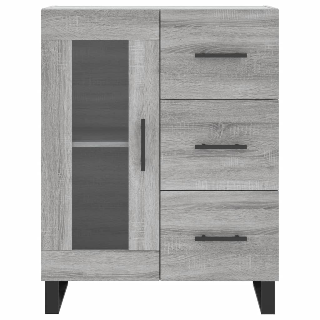 Sideboard Grau Sonoma 69,5x34x90 cm Holzwerkstoff