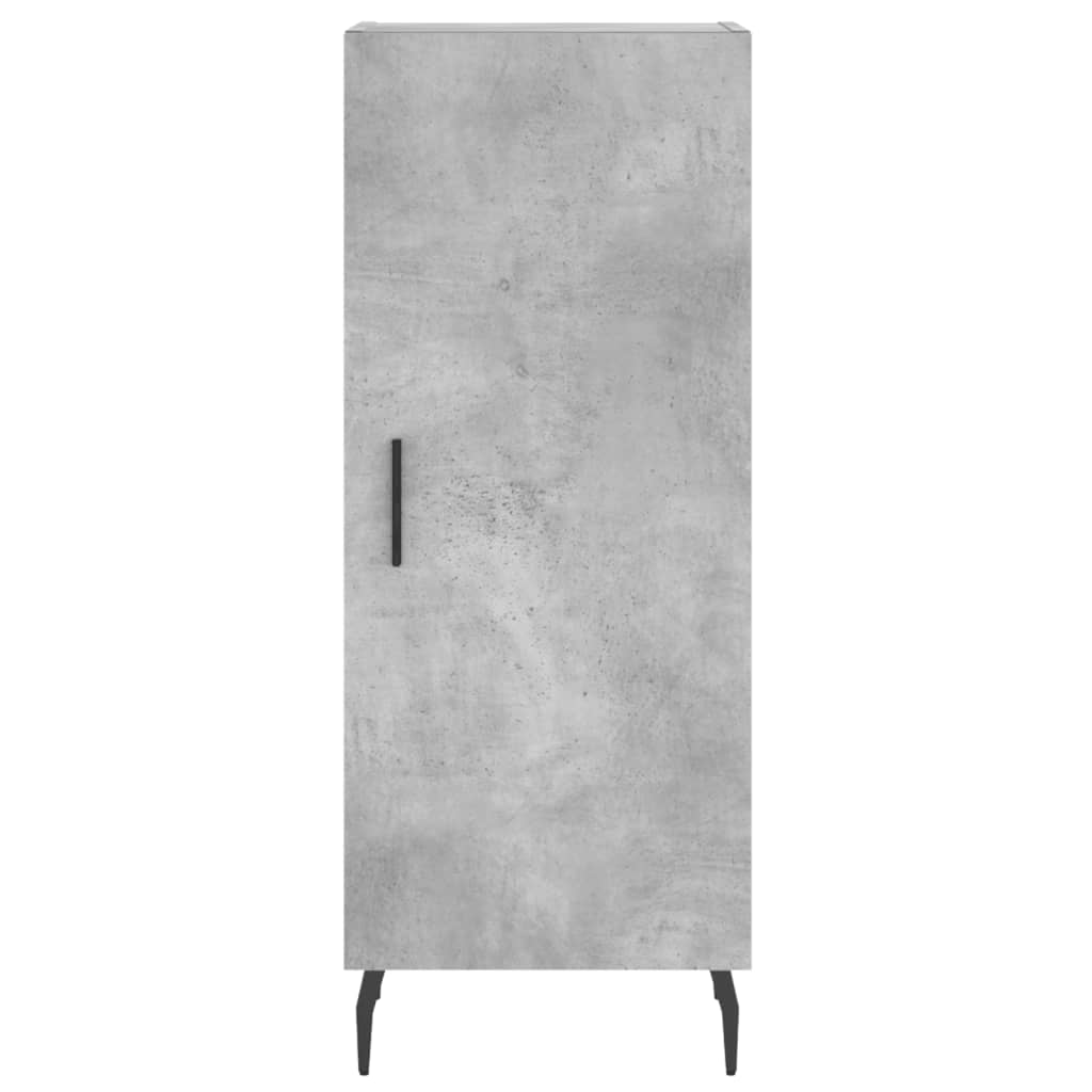 Sideboard Betongrau 34,5x34x90 cm Holzwerkstoff