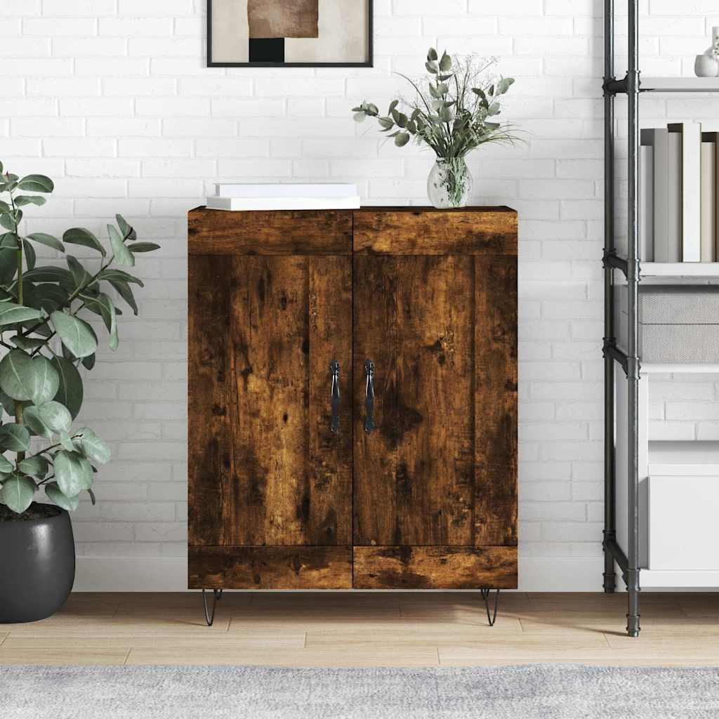 Sideboard Räuchereiche 69,5x34x90 cm Holzwerkstoff