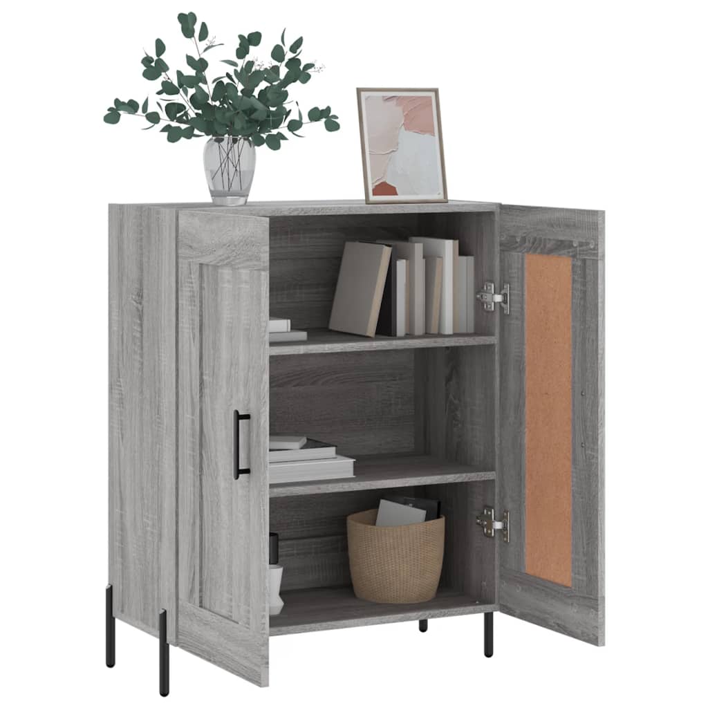 Sideboard Grau Sonoma 69,5x34x90 cm Holzwerkstoff