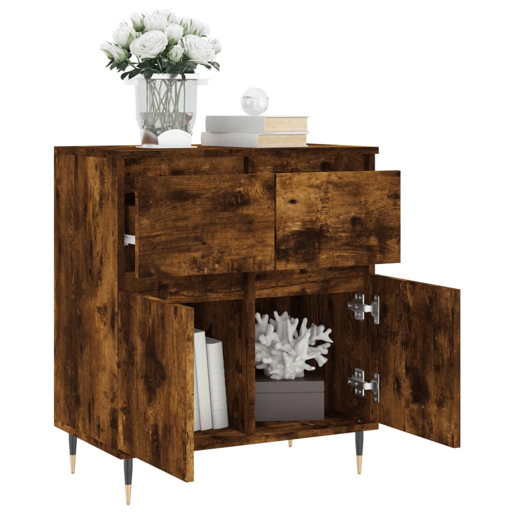 Sideboard Räuchereiche 60x35x70 cm Holzwerkstoff