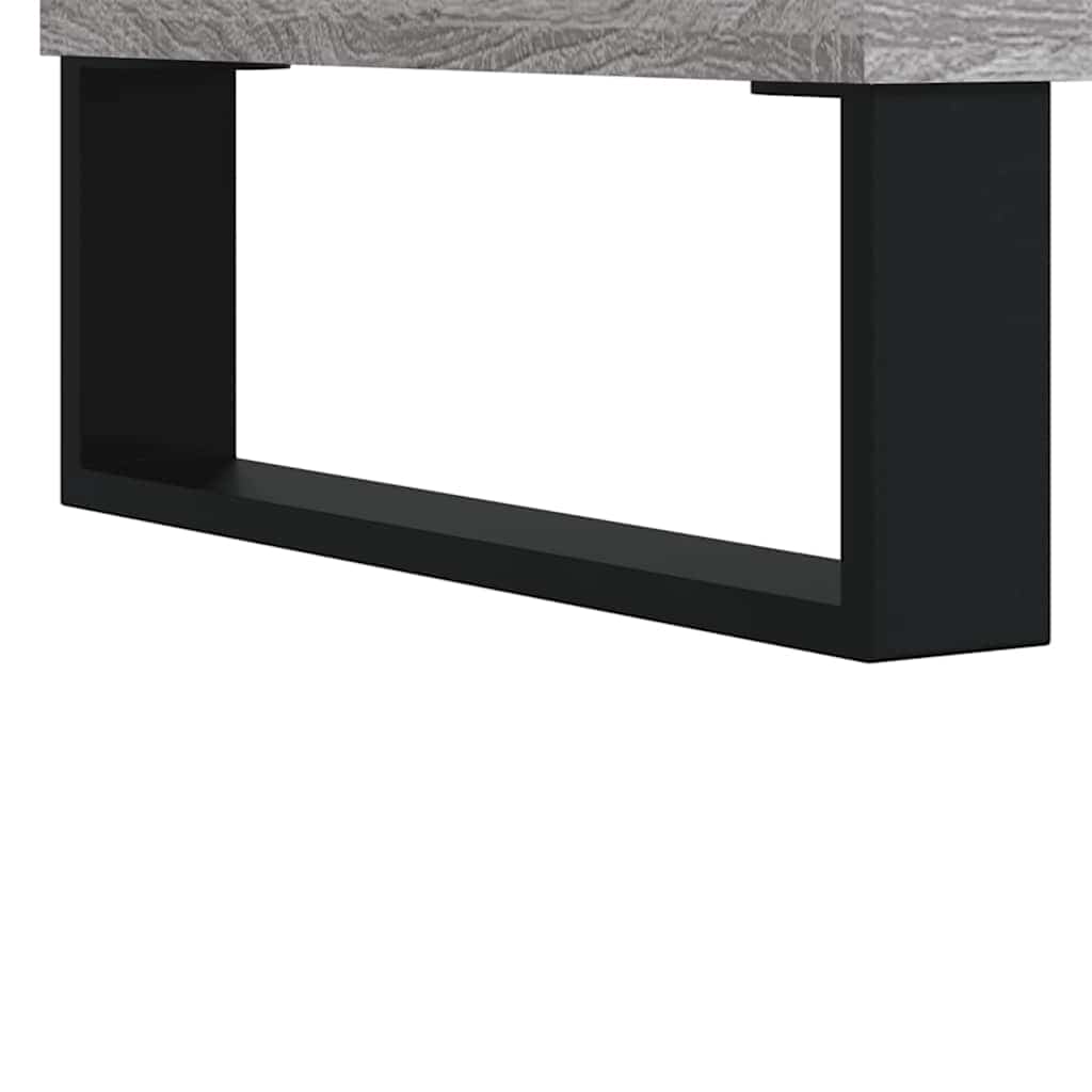 Bathroom cabinet gray Sonoma 65x33x60 cm made of wood