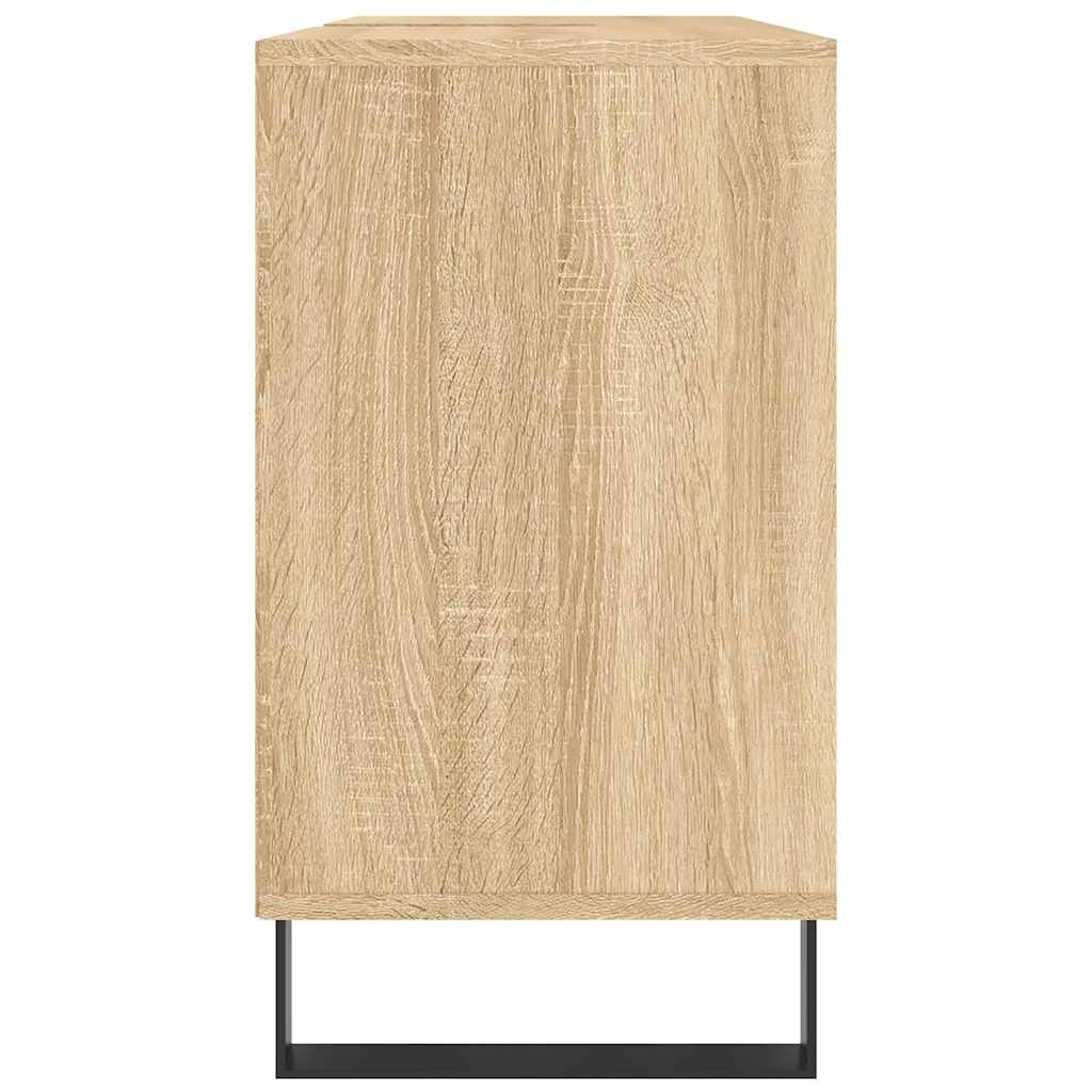 Badschrank Sonoma-Eiche 80x33x60 cm Holzwerkstoff