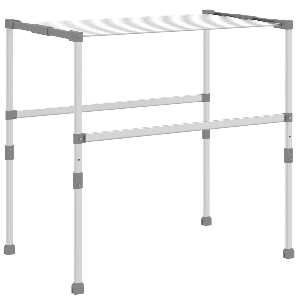 Wäschetrockner 83x(50-55)x(40-85) cm Aluminium