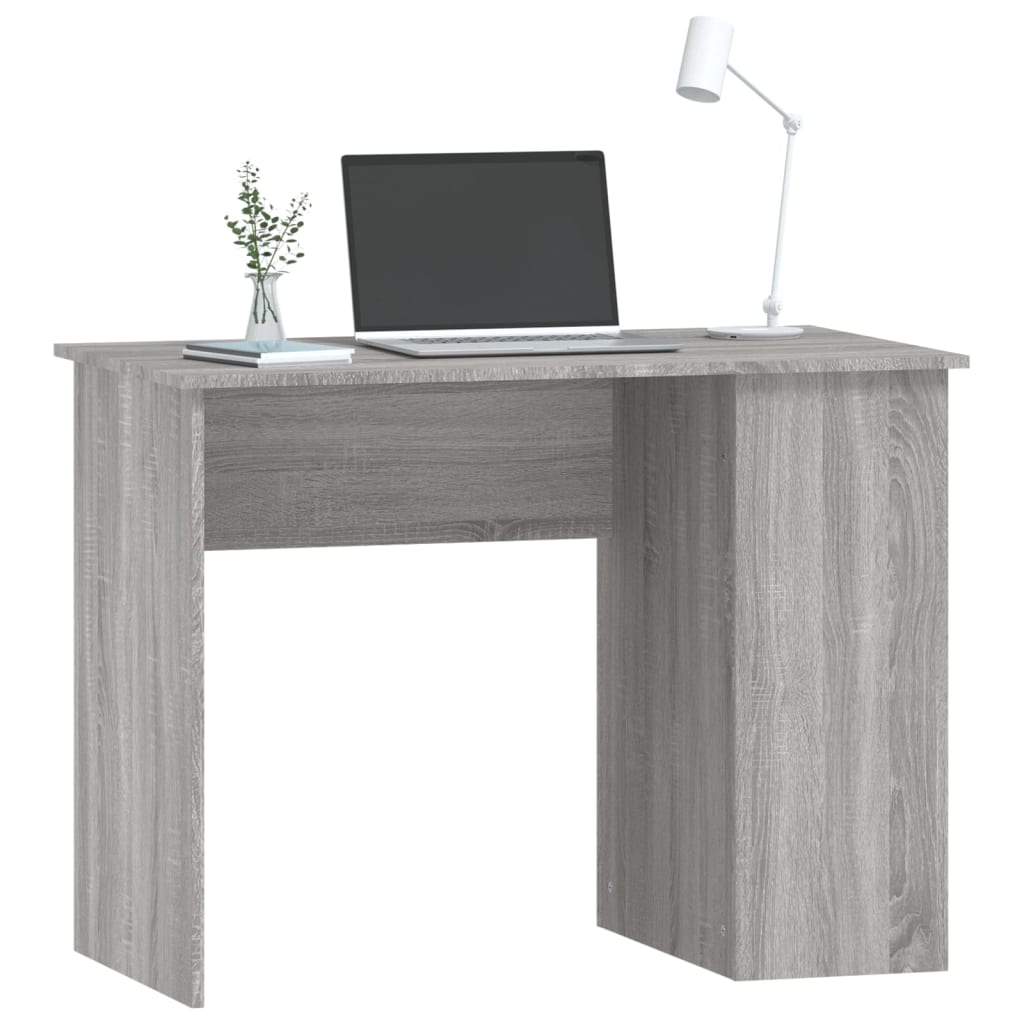 Desk Grey Sonoma 100x55x75 cm Wood Material