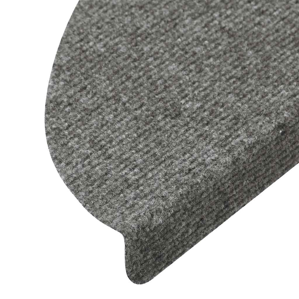Stufenmatten Selbstklebend 10 Stk. Grau 56x17x3 cm